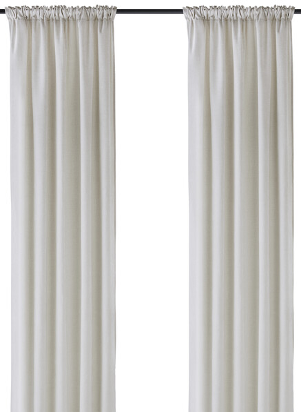 Carla - Gardin, 140x300 cm, 2-pack - Beige