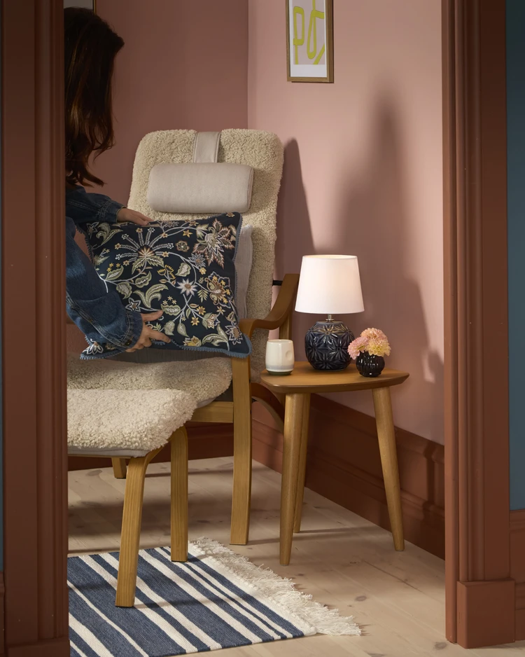 Anne - Fåtölj med fotpall - inspiration