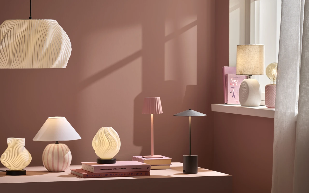 Acke - Portabel bordslampa, H33 Ø17 cm - inspiration