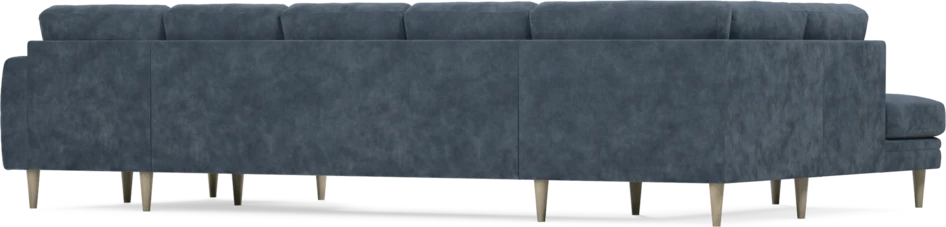 Eden - 3-sits soffa med divan vänster och schäslong höger - Blå