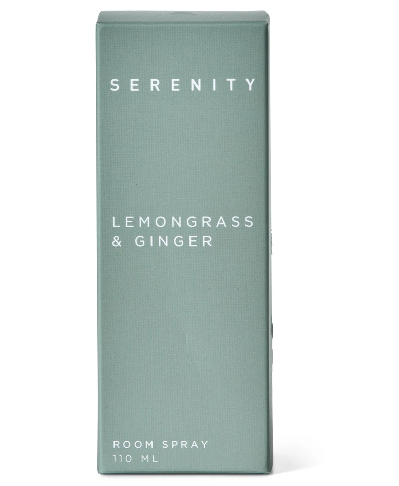 Serenity - Rumspray, Lemongrass & Ginger, 100 ml - Grön