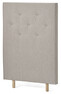 Väderö pikerad - Sänggavel 90 cm - Beige