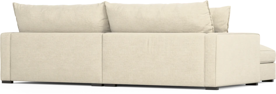 Rossi - 2-sits soffa med schäslong XL vänster - Beige