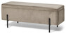 Lionel - Bänk, 120 cm - Brun