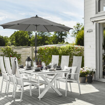Modena - Utegrupp med bord och 6 reclinerstolar - inspiration