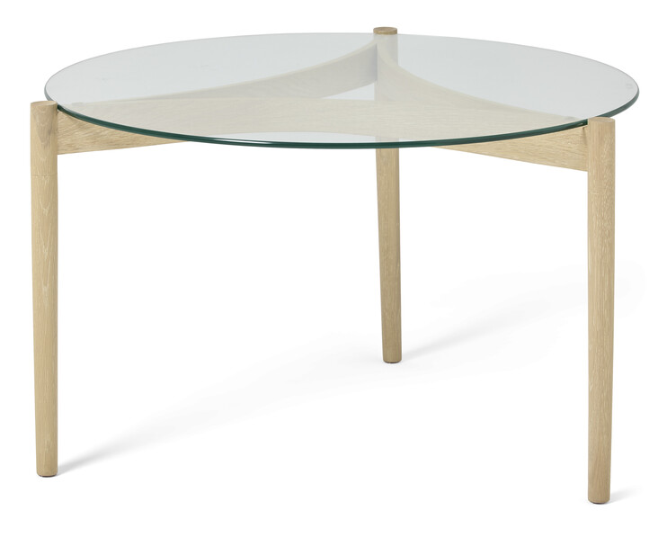 Tria - Soffbord, Ø 80 H 48 cm - Vit