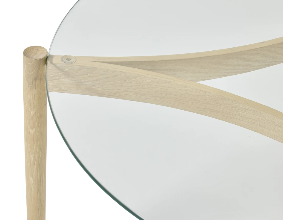 Tria - Soffbord, Ø 65 H 40 cm - Vit