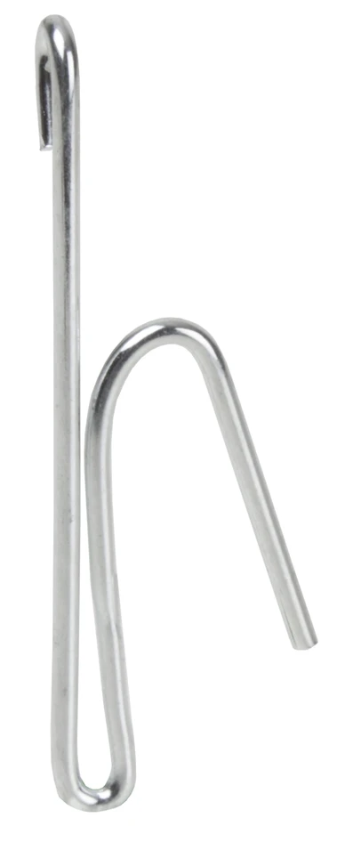 Kirsch - 1-fingerkrok, låg fattning, 10-pack - Grå