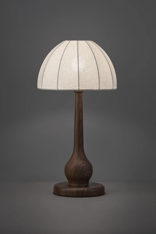 Merci - Bordslampa, H48 Ø25 cm - Brun