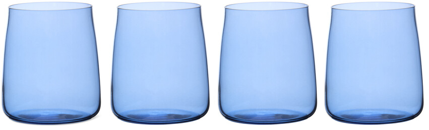 Zero - Glas, Ø 8,4 H 9,5 cm - Blå