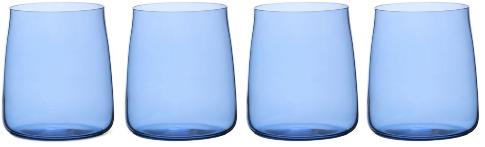 Zero - Glas, Ø 8,4 H 9,5 cm - Blå