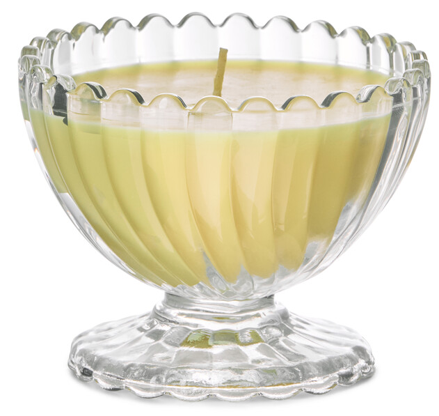 Glassy - Doftljus, Lemon, brinntid 40 h, 250 gr - Gul