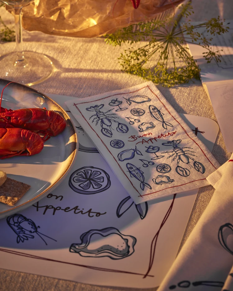 Buon Appetito - Servett, 33x40 cm, 20-pack - inspiration