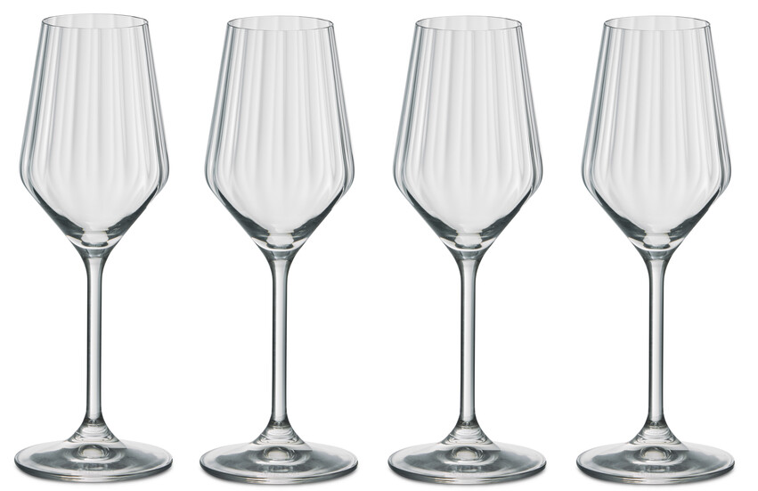 Lifestyle - Champagneglas, 4-pack, 31 cl - Vit
