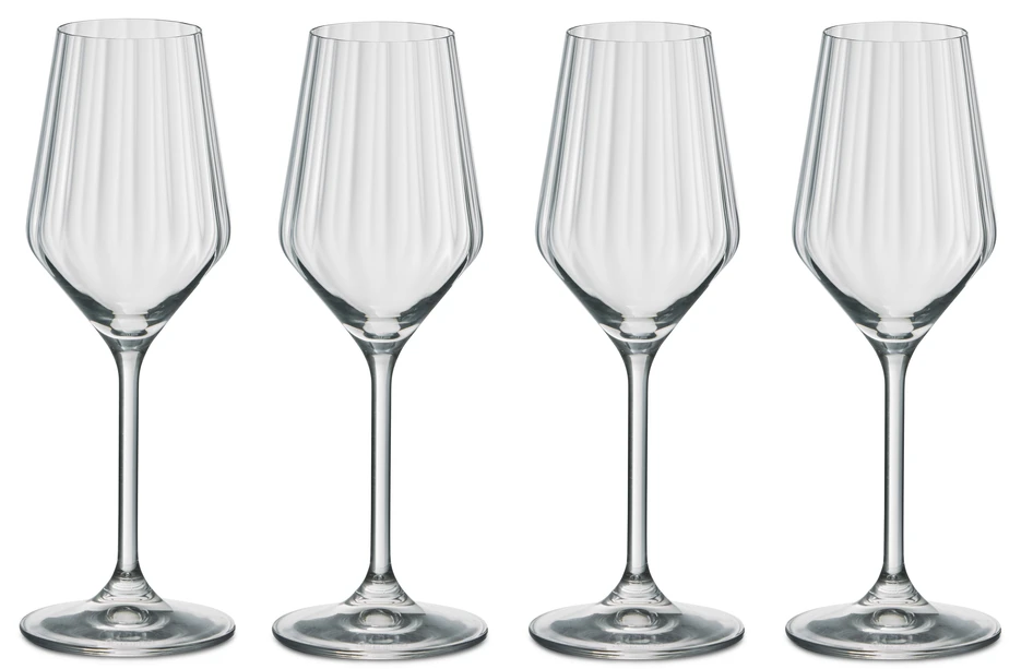 Lifestyle - Champagneglas, 4-pack, 31 cl - Vit