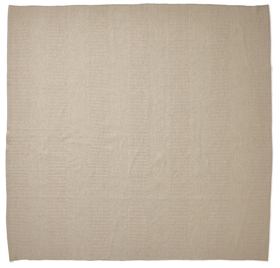 Olivia - Ullmatta, 240x240 cm - Beige