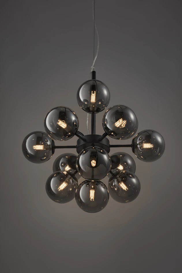 Essa - Taklampa H56,5 Ø52 cm - Svart