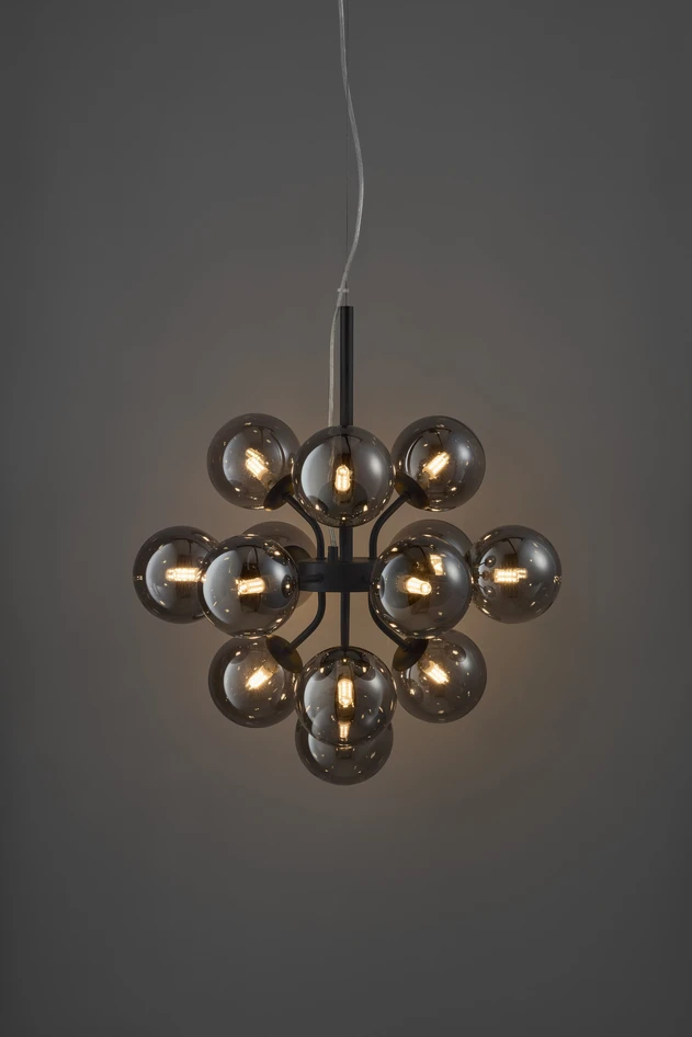 Essa - Taklampa H56,5 Ø52 cm - Svart