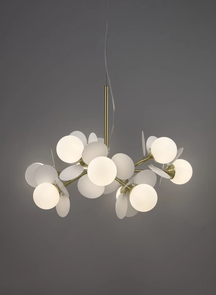Diana - Taklampa H42 Ø62 cm - Gul