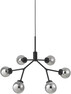 Melvin - Taklampa, Ø65 cm - Svart