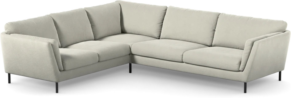 Madison Lux - Hörnsoffa 2+3-sits, hörn 1 - Vit