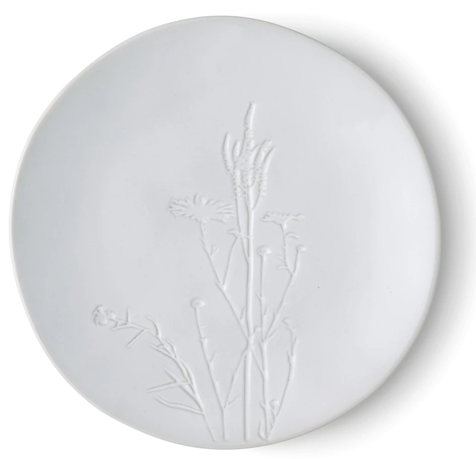 Iris - Assiett, Ø 20 cm - Vit