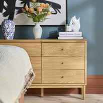 Tova - Byrå med 6 lådor, 120x42x80 cm - inspiration