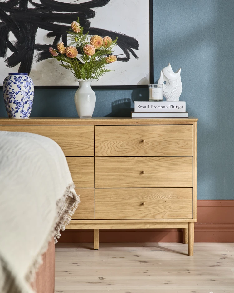 Tova - Byrå med 6 lådor, 120x42x80 cm - inspiration