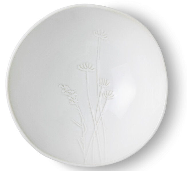 Iris - Skål, H 5,8 Ø15 - Vit