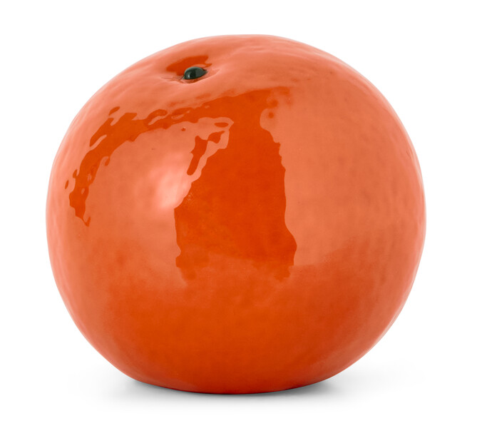 Arancia - Prydnadsföremål, H 8,5 Ø 8 cm - Orange