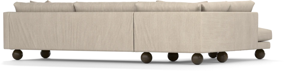 Harper - 3-sits soffa med divan vänster - Beige
