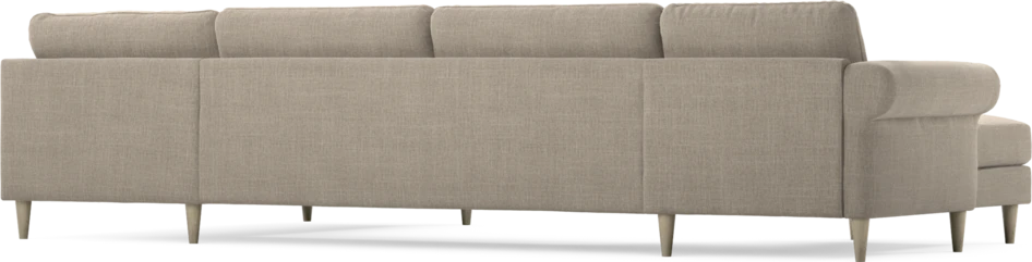Bridge - 3-sits soffa med schäslong vänster och divan höger - Beige