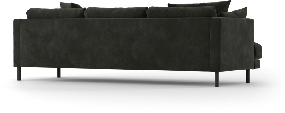 Harper - 4-sits soffa - Svart
