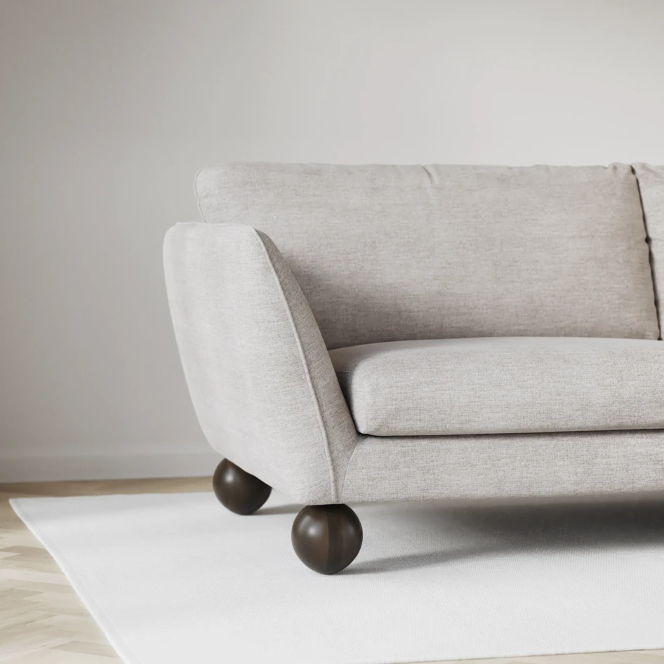Madison Lux - 2-sits soffa med divan vänster och schäslong höger - Beige