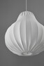 Meira - Taklampa droppformad H52 Ø48 cm - Vit