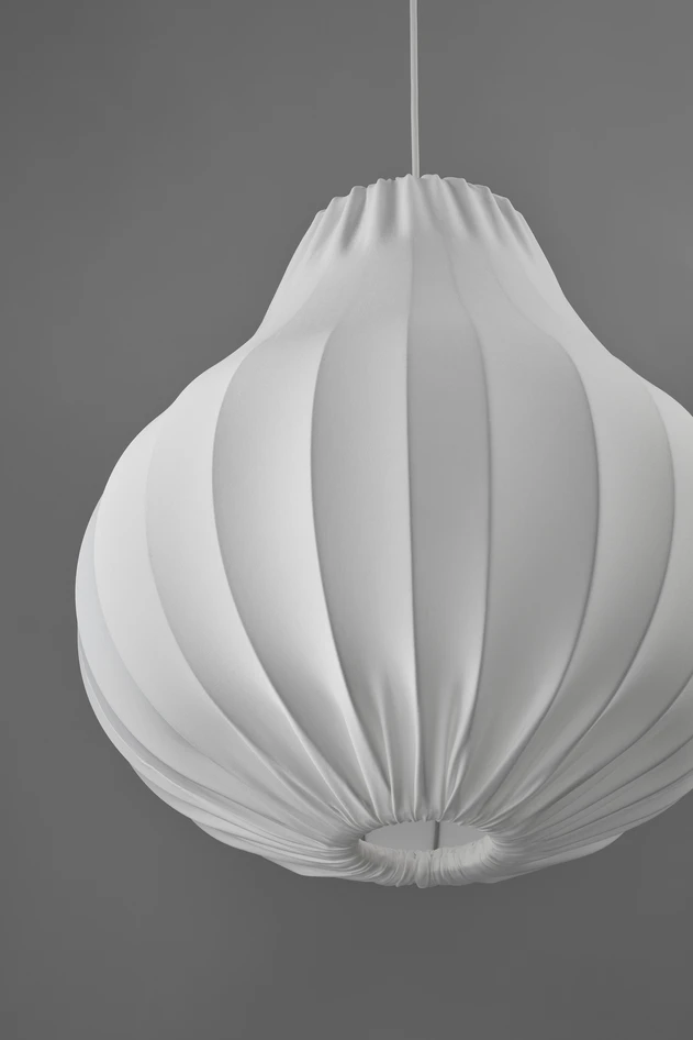 Meira - Taklampa droppformad H52 Ø48 cm - Vit