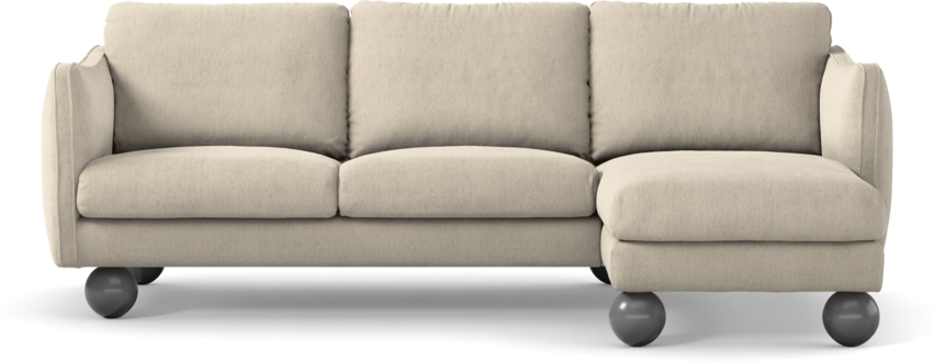 Madison - 2-sits soffa med schäslong höger - Beige