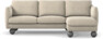 Madison - 2-sits soffa med schäslong höger - Beige