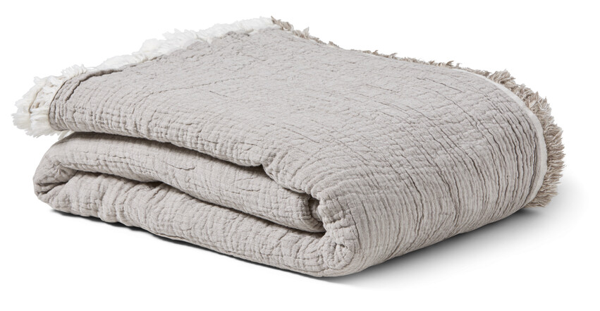 Adelia - Överkast, 260x260 cm - Beige