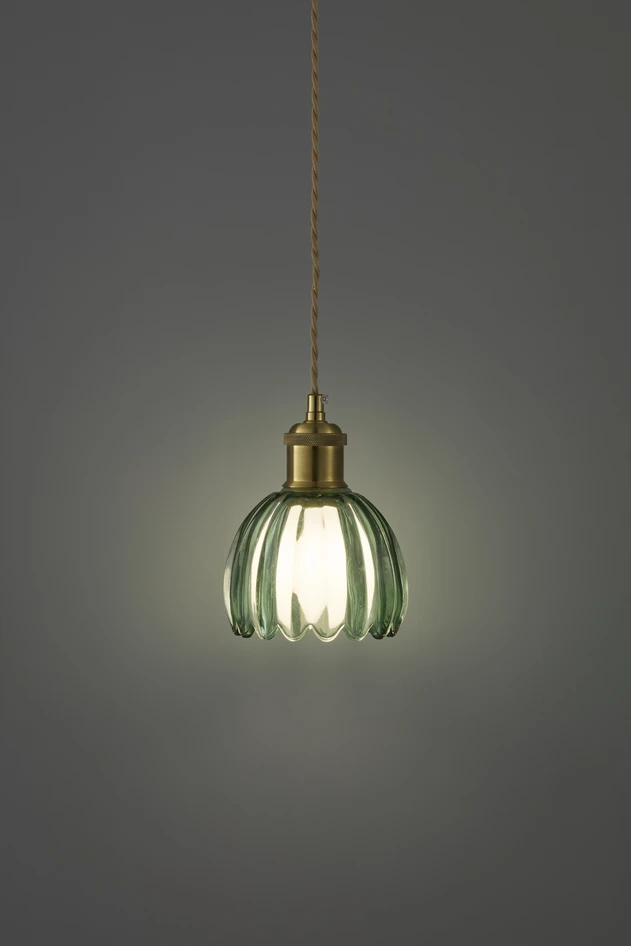Filippa - Fönsterlampa H17 Ø12 cm - Grön
