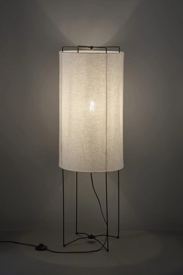Hilma - Golvlampa, H120 Ø40 cm - Beige
