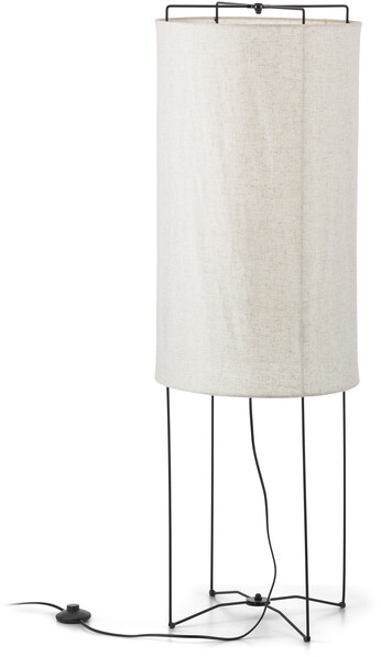 Hilma - Golvlampa, H120 Ø40 cm - Beige