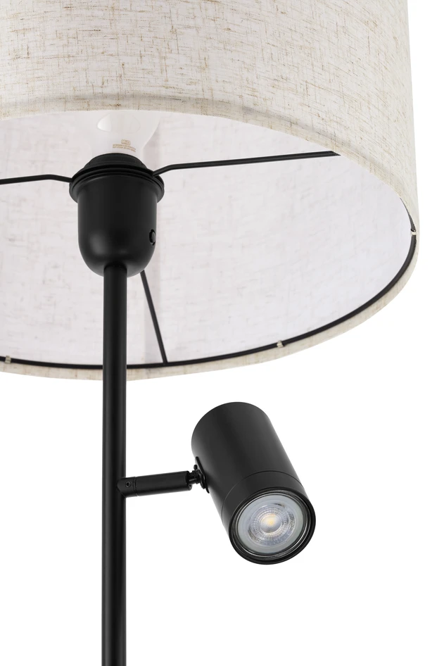 Elias - Golvlampa H150 Ø40 cm - Svart