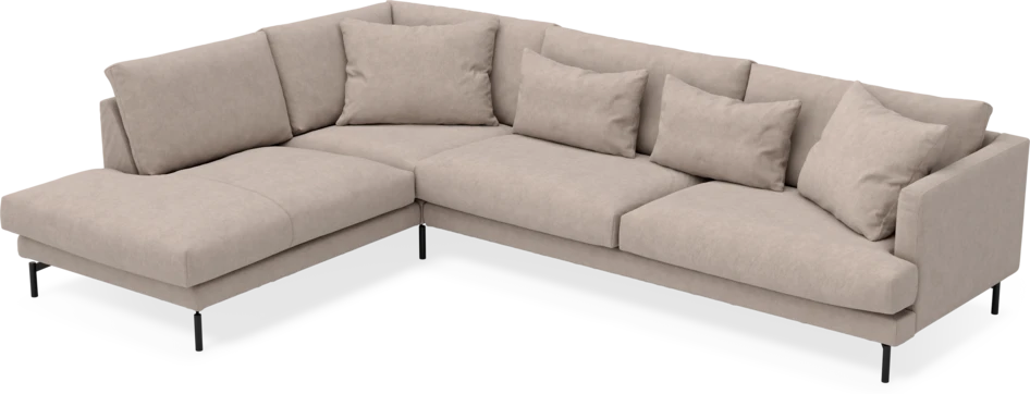 Harper - 3-sits soffa med divan vänster - Beige