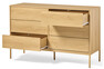 Fransy - Byrå med 6 lådor, 137x45x85 cm - Beige