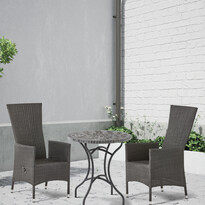 Largo/Village - Utegrupp med bord och 2 reclinerstolar - inspiration