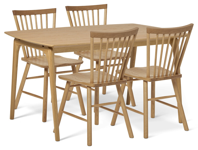 Nashua - Matgrupp med 4 stolar Vista - Beige