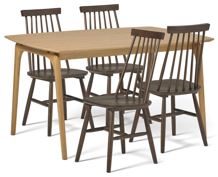 Nashua - Matgrupp med 4 stolar Einar - Beige