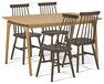 Nashua - Matgrupp med 4 stolar Einar - Beige