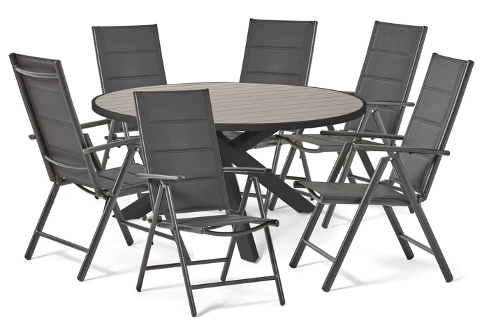 Modena/Lazio, Utegrupp med bord och 6 positionsstolar